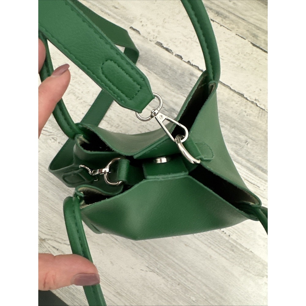 Kelly Green Purse With‎ Change/Wallet Additional Crossbody - Picture 4 of 8